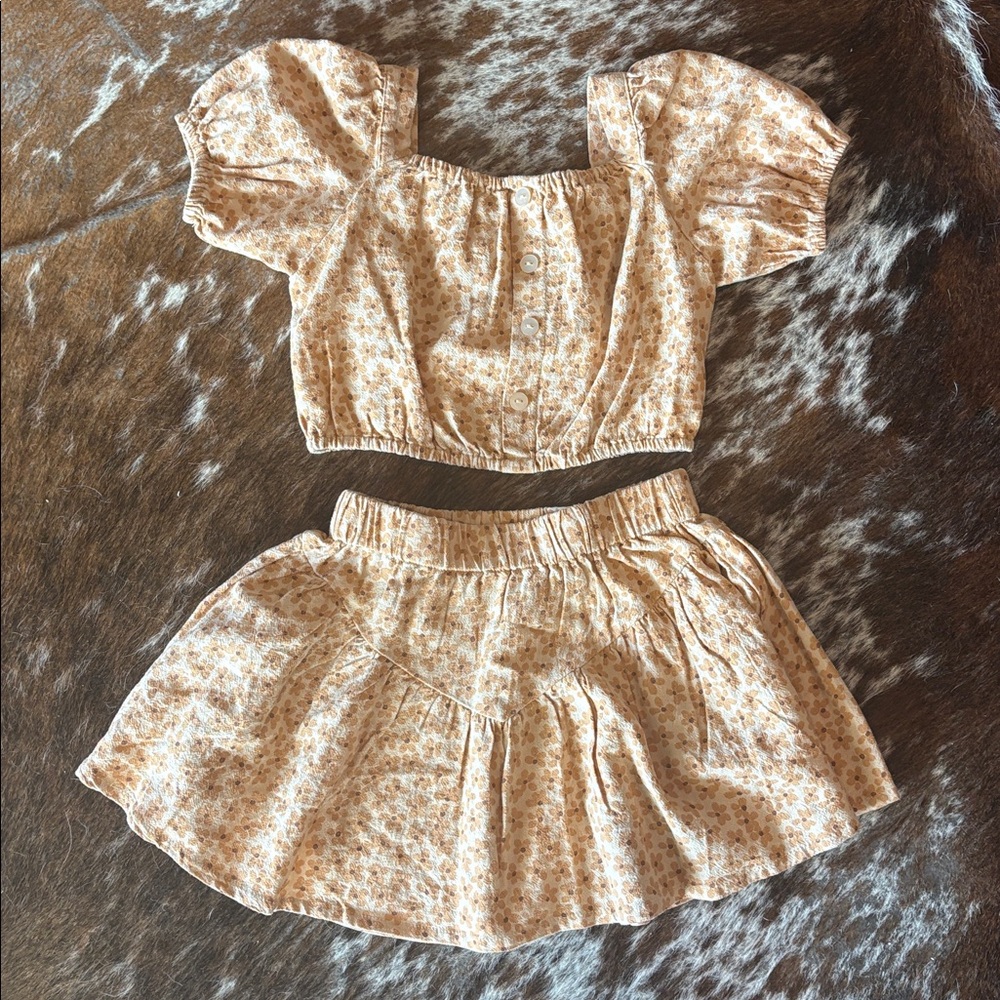 NWT! Rylee + Cru girl’s primrose set